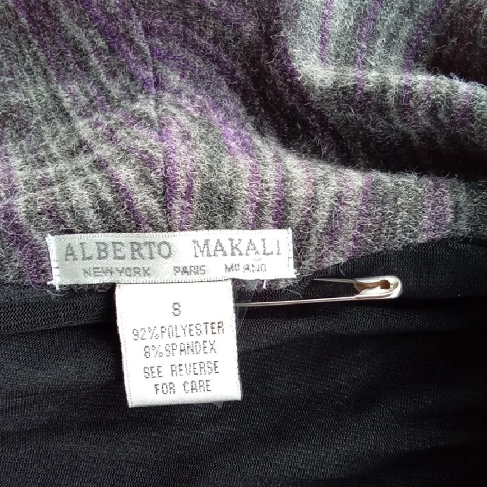 Womans S Alberto Makali Striped And Detailed Jacket - Picture 2 of 5